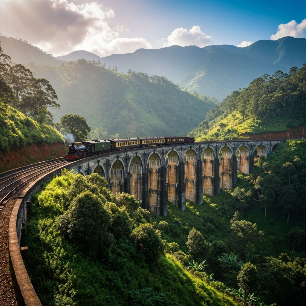 Scenic Sri Lankan landscape